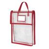 Mesh Clear A4 with Velcro Tote Carrying Document File Document Waterproof Document Document for Elementary School Office Supplies Pouch, Holder, Size,