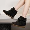 Damen High Top Sneaker Antirutsch Bequeme Knöchelhohe Stiefel und Kurze Stiefel Damen Unsichtbar Höhensteigernde Damenschuhe