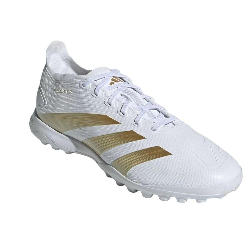 Adidas Predator League Turf Cloud White Gold Metallic Sandy Beige Met Sneakers IF6378