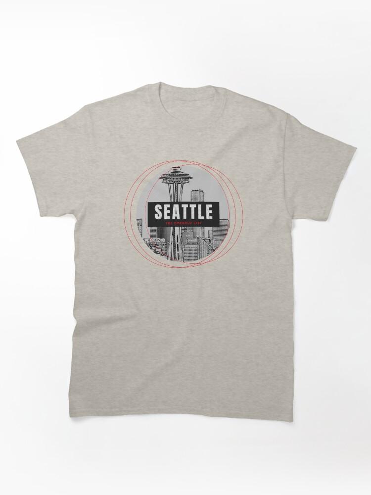 Cities Skylines Seattle The Emerald City Shirt Classic T-Shirt
