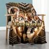 Juventus Customize Text Blanket Throw Customizable Blanket Warmthful Decor Suitable for Sofa Livingroom Picnics Couch for All Occasions