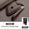 Genuine Leather Auto Smart Key Fob Cover Case Housing Fit For Bmw X1 X3 X5 X6 X7 1 3 5 6 7 Series G20 G30 G11 F15 F16 G01 G02 F48 Keyless Key Fob