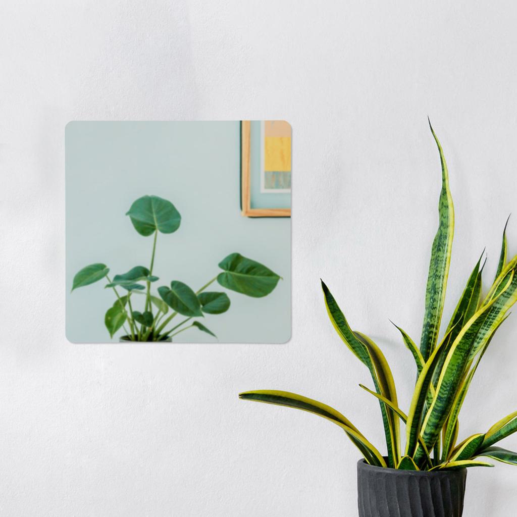 2Pcs Mirror Tiles Acrylic Self Adhesive Bathroom Wall Decor Stick On Mirrors Wardrobe Doors Square Mirror Sheets