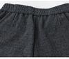 Women's Woolen Micro-Flare High-Waisted Slimming Drape Pants Plus Velvet Straight Leg for Autumn/Winter 2025