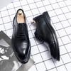Leather shoes men's formal business men's shoes British style heightening pointed men's suit leather shoes spring and autumn new wedding shoes