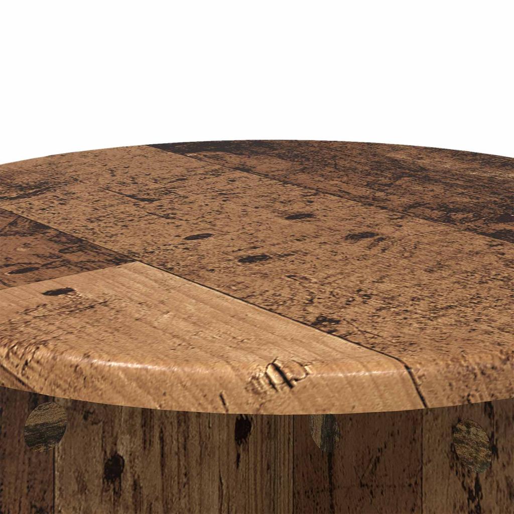 Plant Stand 2 Pcs Reclaimed Wood Look 40 X 40 X 40 Cm Engineered Wood