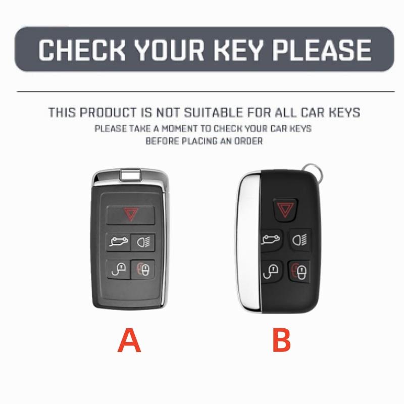 Car Key Case Cover For Land Rover Range Rover Sport Evoque Velar Discovery 5 Jaguar XE XF E-Pace F-Pace A9 A8 A9 X8 XJ XFL XJL