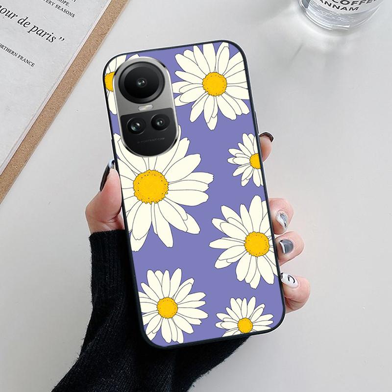 For OPPO Reno 10 5G Case CPH2531 Fashion Soft Silicone Back Cases for OPPO Reno10 Pro Plus CPH2521 Phone Cover etui Fundas Cute