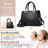 Elegant Shoulder Stylish Crossbody Bag with Multiple PU Leather Business Popular for Black NICOLE&DORIS Women's Handbag, Bag, Studs, Dividers,