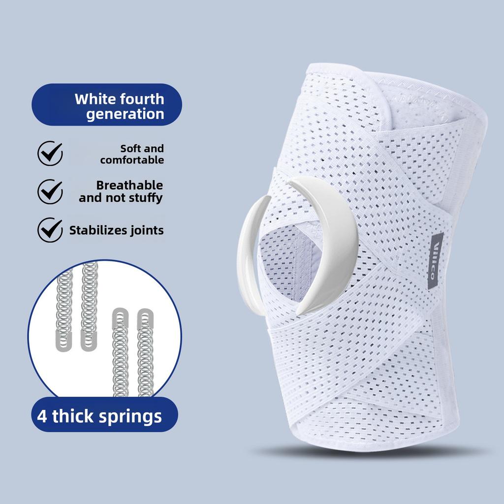 Unisex Elastické chrániče kolen, Prodyšná polyesterová vlákna, Sportovní basketbalová podpora - Vhodné pro různé venkovní aktivity