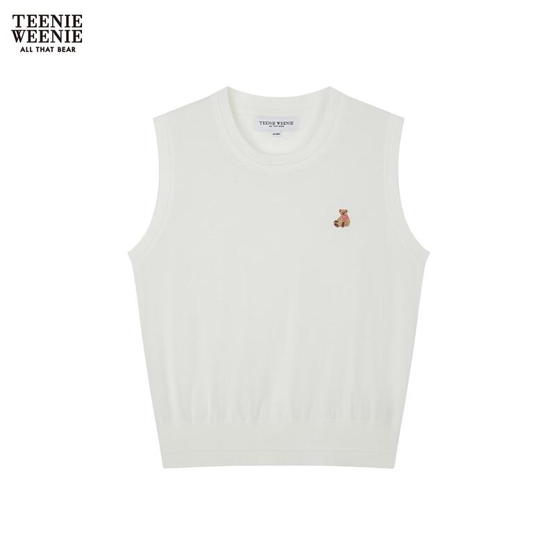 

Teenie Weenie Women s Round Neck Sleeveless Knit Vest