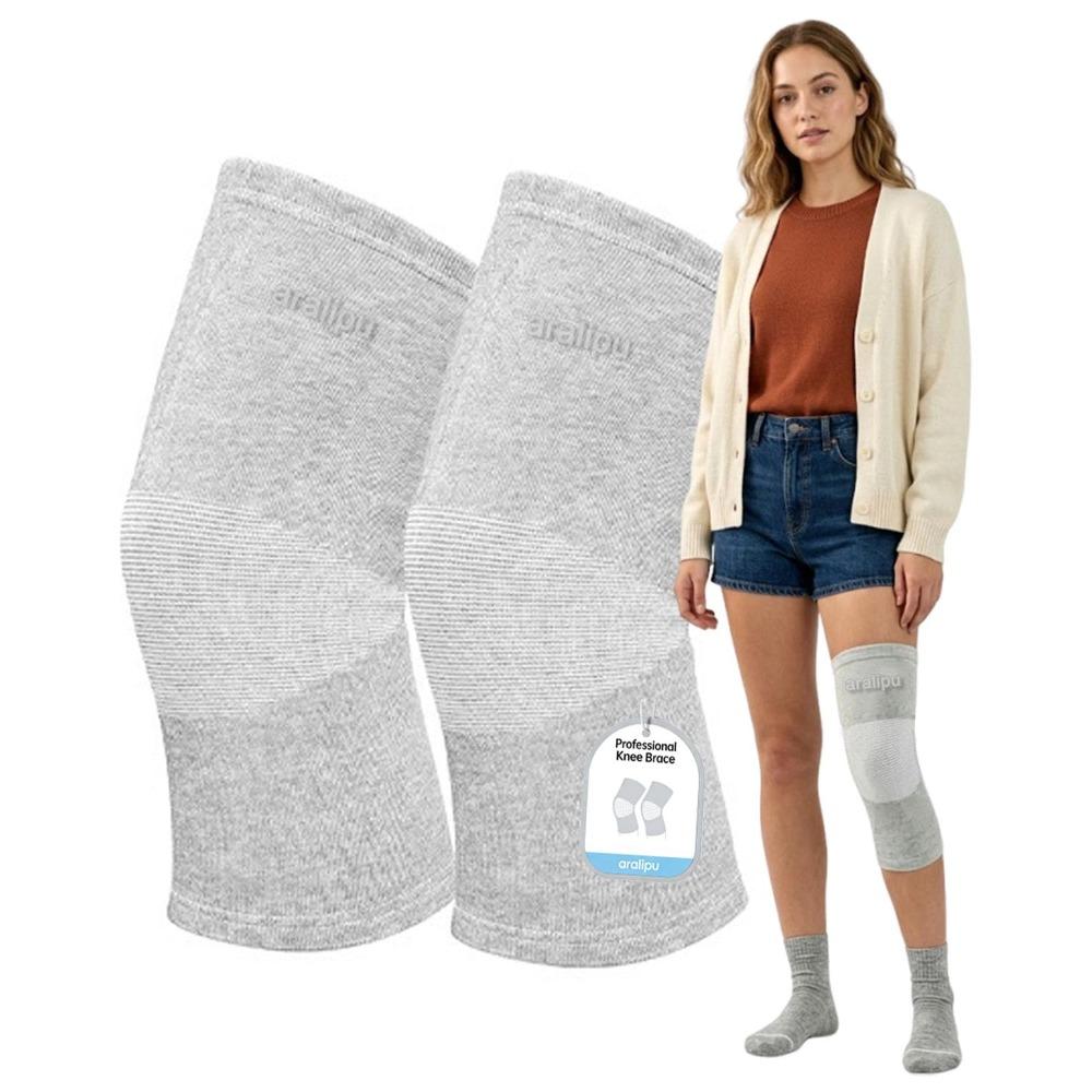 

Bamboo Fiber Knee Support 2-Pack Knee Compression Sleeve Women s and Men s Elastic Warm Sleeve Wearable Rehabilitation Knee Support X-Large
