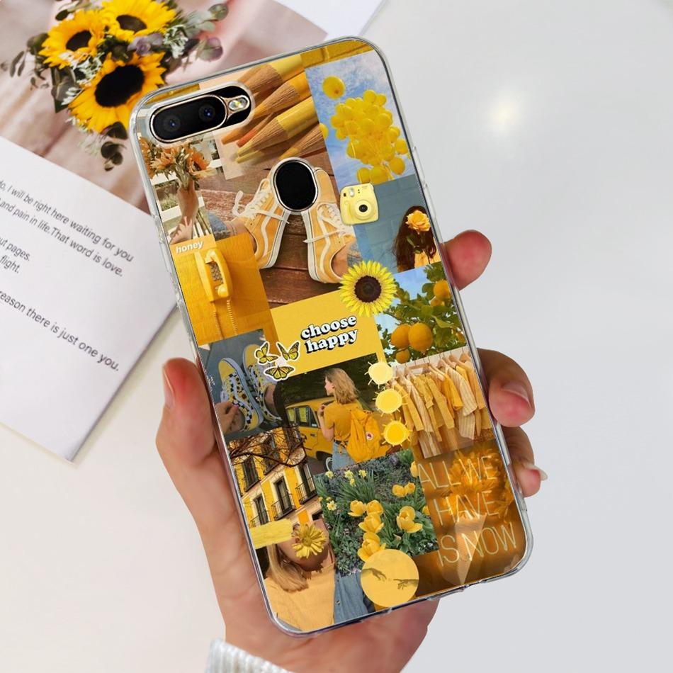 For OPPO A5S Case Cute Pattern Soft Silicone TPU Cover Cases For Oppo A5Ss AX5s A 5S CPH1909 CPH1920 CPH1912 Phone Shell Bumper