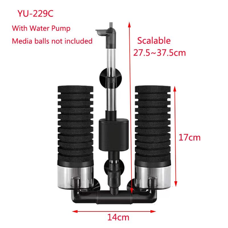 Aquarium Schwammfilter Mit Wasserpumpe Für Aquarium Luftpumpe Skimmer Biochemischen Filter Aquarium Bio Filter Filtro Aquario