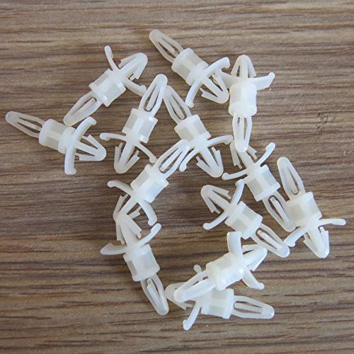 100 nylon PCB circuit board snap-on fixed post, suitable for 4/4.8 mm hole, 1.6/2 board thickness MCS-8 white