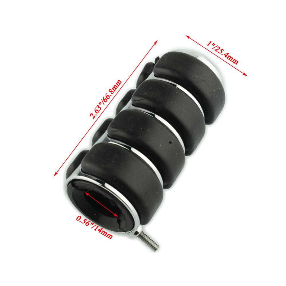 Motorrad Chrome Getriebe Schalthebel Peg Bremspedal Abdeckung Für Yamaha V-Star XVS 650 950