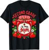 Girls 2nd Grade Is My Jam Strawberry Back To School Student T-Shirt