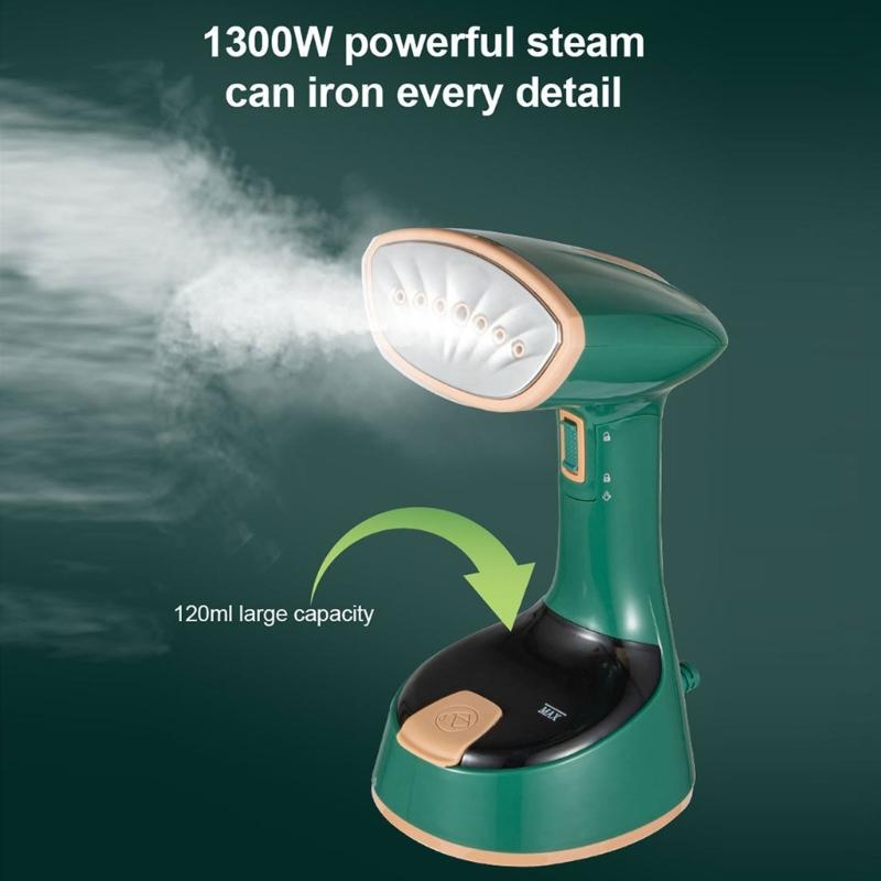 Reise-Dampfbügler 120ML Dampfbügeleisen für Bekleidung Heimtextilien Schnelles Aufheizen Kleiderdampfer für Zuhause Büro