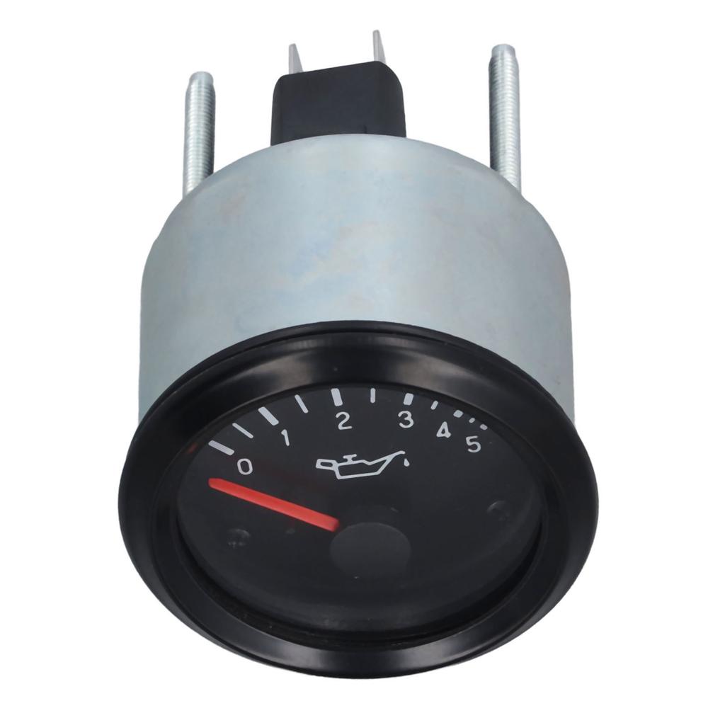 Oil Pressure Gauge 0?5bar 52mm LED Backlit Waterproof Engine Fuel Pressure Meter for Driving 24V