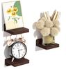 Small Floating Shelves For Wall Décor & Storage, Small Wall Shelf, Brown Color