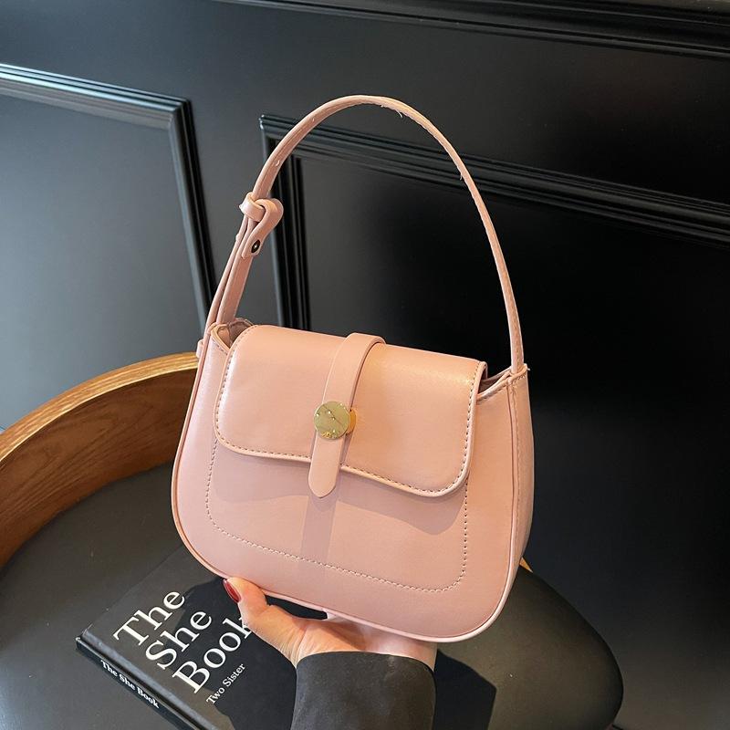 Korean Version Ins Niche Design New Retro Women's Bag Temperament Versatile Small Bag Handbag Trendy Shoulder Oblique Span Bag