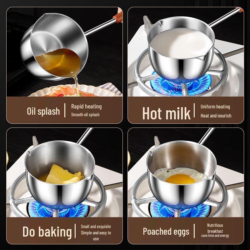 Stainless Steel Multi-functional Oil Splatter Pot for Home Use