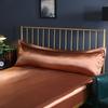 New Summer Washed Silk Long Pillowcase Double Pillowcase Couple 1.2 Meters 1.5m Long Ice Silk Pillowcase Without Sheets
