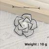 European & American Rhinestone Retro Gypsophila Eight-Pointed Star Brooch for Sweaters & Scarves