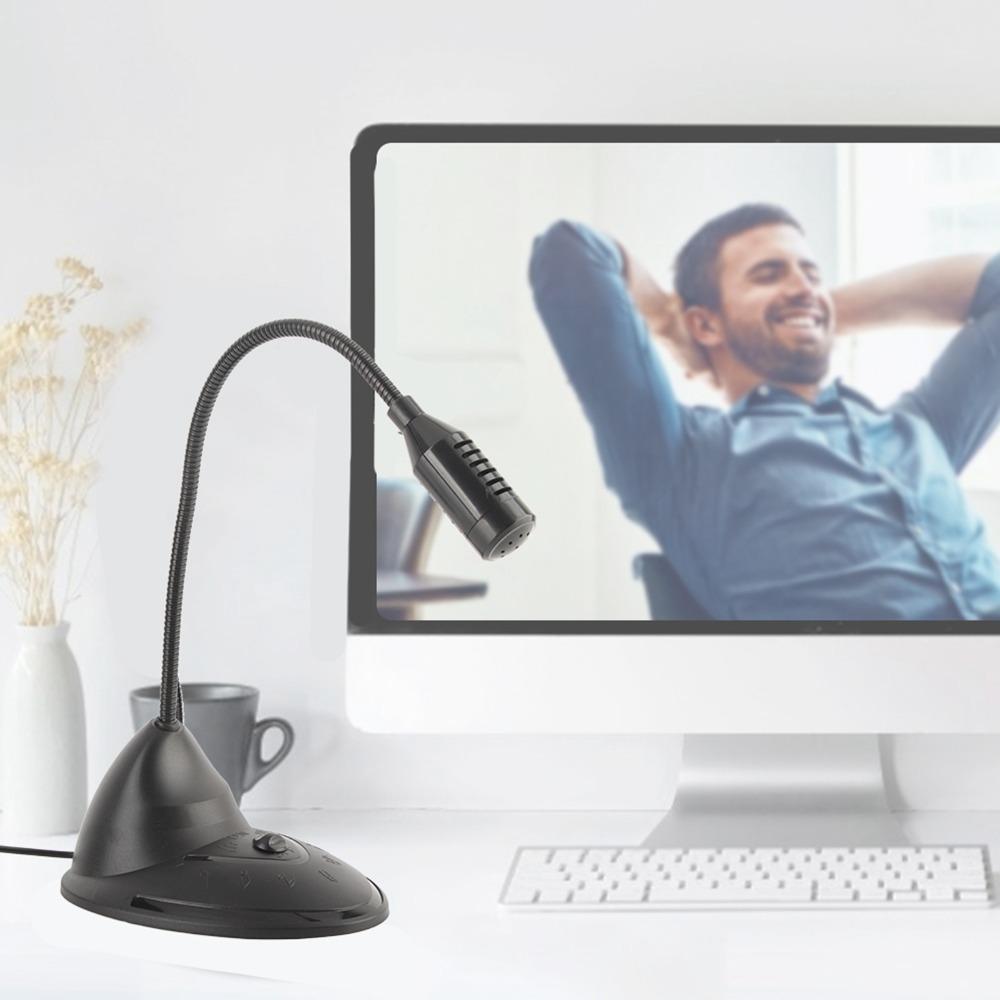 Directivity Omnidirectional Microphone 3.5mm Plug Computer Microphone Notebook Microphone PC Use