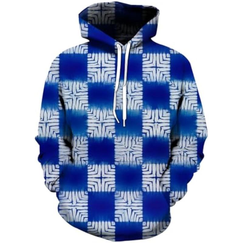 Men's Hoodies 3D Novelty Pullover Sweatshirt, Xmas Men Women Teen Boy Gifts, Black White Galaxy Print Flag