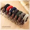 Unisex Elastic Stretch Canvas Belt In Japanese Style