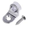10Pcs L Shaped Shelf Support Brackets Zinc Alloy Stainless Steel Fixed Pins for Cabinet Furniture Closet Silicone Suction