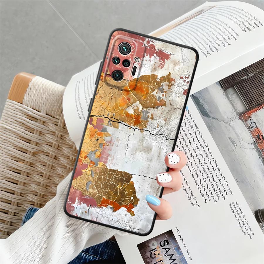 Retro Rust Marks Case for Xiaomi Redmi Note 11S 10S 12S 10 9 8 Pro 11 13 12 Pro Plus 9s Funda Phone Cover