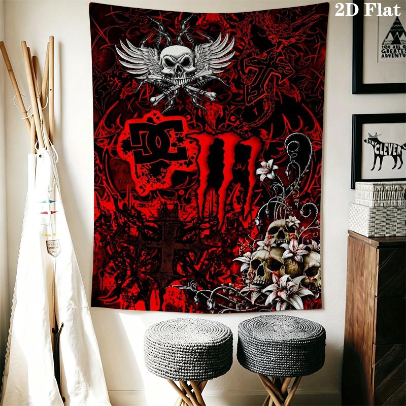 Monster Energy Wandteppich Ästhetisches Wandbehang Gedruckter Stoffdecke Dekorative Wandteppiche für Schlafzimmer Wohnzimmer Heimdekoration