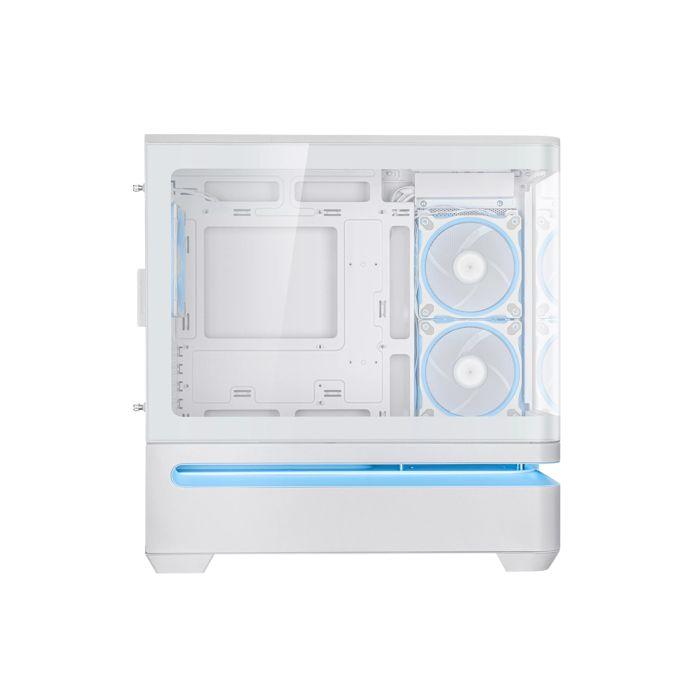 PC-Gehäuse - ASUS - Prime AP202 TG ARGB - Weiß - Micro-ATX - 3 vorinstallierte ARGB-Lüfter