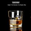 Octagonal KTV Beer Mug - Thickened Creative Crystal Whiskey Glass for Spirits