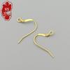 Ganci per Orecchini Fai da Te in Argento Sterling S925 Stile Cinese - Ornamenti Fatti a Mano in Stile Nazionale