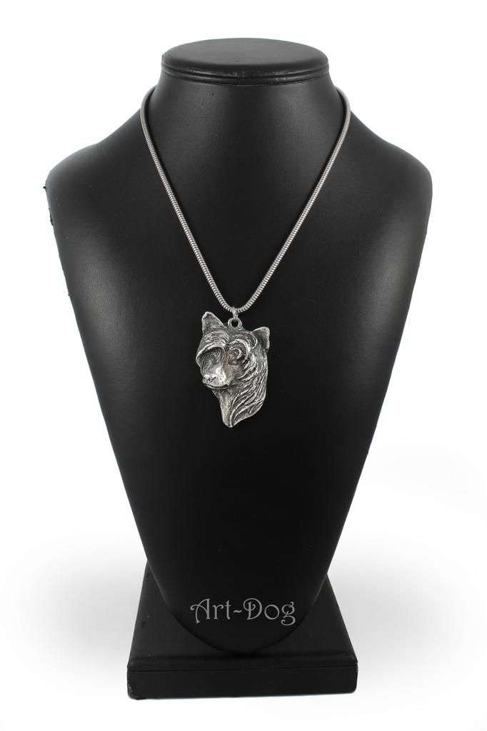 Chinese Crested Dog, Puff - Dog necklace, unique jewellery for the dog fan, unique adder pendant by Art-Dog brand