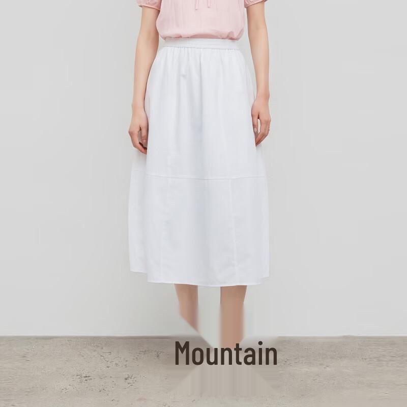 Qiushui Yiren Casual A-Line Midi Skirt M