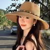 Three-dimensional Star Big Brim Women's Seaside Vacation Idyllic Hat Sun Protection Sun Hat Versatile Simple Temperament