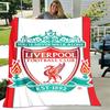1pc Blanket - Liverpool FC Logo Print Design, Lightweight Blanket for Sofa, Bed- Soft &Warm, Gift for All Seasons