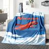 Custom Name Cute airplane Theme Printed Blanket - Perfect for Couch, Bed, Travel & Outdoor Use | Machine Washable, Cozy & Durable.