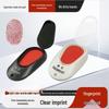 Quick-Dry Red Fingerprint Ink Pad for Office & Financial Use