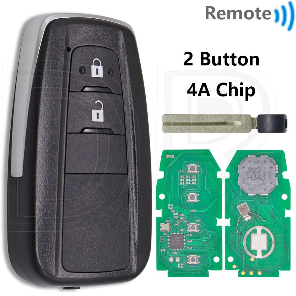 Great HYQ14FBN Brazil 4A Chip 312-314MHz B2U2K2R 433-434MHz Original PCB Board Proximity Car Remote Key For Toyota Corolla Cross