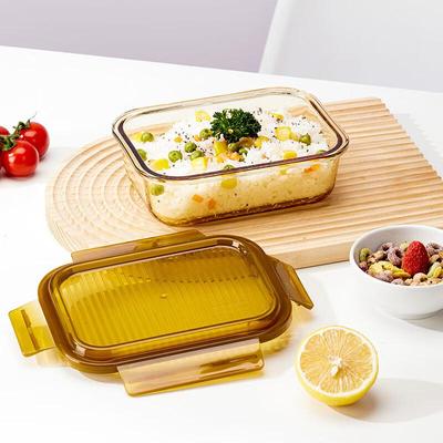 Rectangular Glass Food Container
