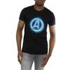 Marvel Mens Avengers Glowing Logo T-Shirt