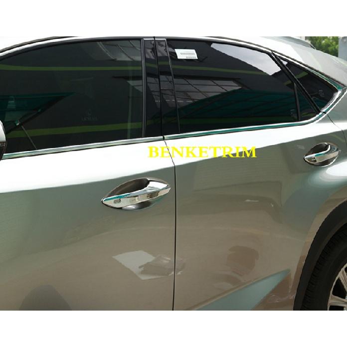 FOR Lexus 2016- RX350 450h 200t chrome Smart keyhole door handle trim