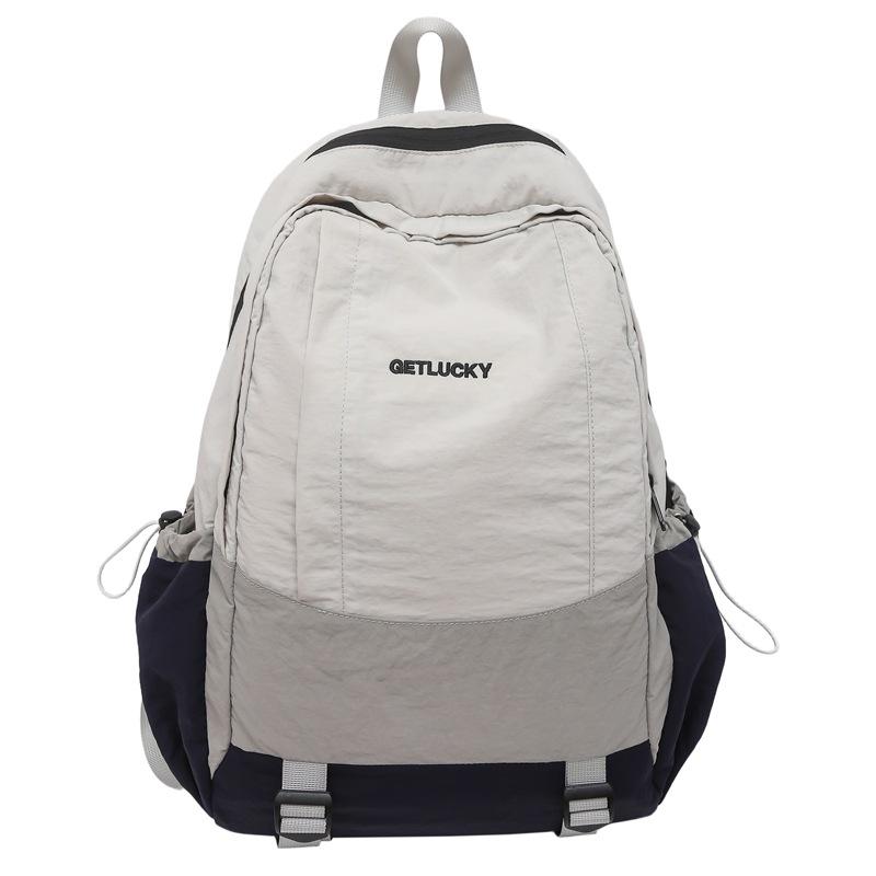 Schoolbag Light Travel Backpack Female College Student Leisure School Bag Hiking Backpack Male Large Capacity Commuter Computer Bag