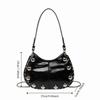 Crossbody Bag Rivets PU Underarm Bag Small Pack Shoulder Bag Portable Punk Style Handbags  Girls