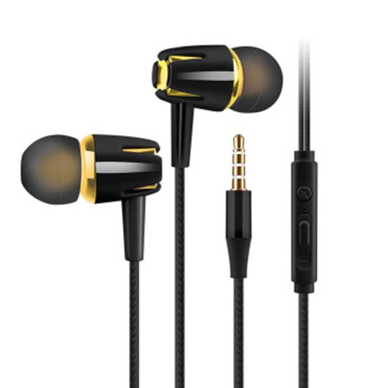 Universal Normal/Luminous Wire Heavy Bass In-ear 3.5mm Earphones with Microphone